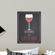 Chalkboard Red Wine Design