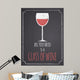 Chalkboard Red Wine Design