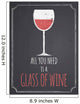 Chalkboard Red Wine Design