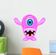 Scary Pink Monster Wall Decal