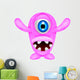 Scary Pink Monster Wall Decal