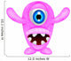 Scary Pink Monster Wall Decal