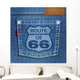 BACKGROUND Jeans_Poche_Road 66 Wall Mural