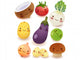 Cute Smiling Veggies Wall Decal