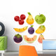 Cute Smiling Fruit Wall Decal