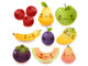 Cute Smiling Fruit Wall Decal