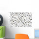 Small White River Stone Background Wall Mural