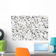 Small White River Stone Background Wall Mural