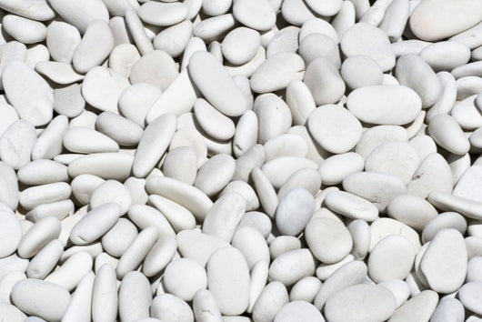 Small White River Stone Background Wall Mural