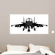 Fighter-bomber Aircraft Vector Silhouette
