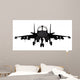 Fighter-bomber Aircraft Vector Silhouette
