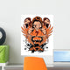 Angry primates Wall Decal