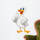 Cute duck cartoon with thumb up Wall Decal