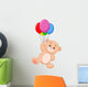 Cute Bear with Balloon Wall Decal