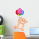 Cute Bear with Balloon Wall Decal