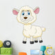 Cute Sheep Cartoon Wall Decal