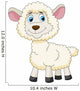 Cute Sheep Cartoon Wall Decal