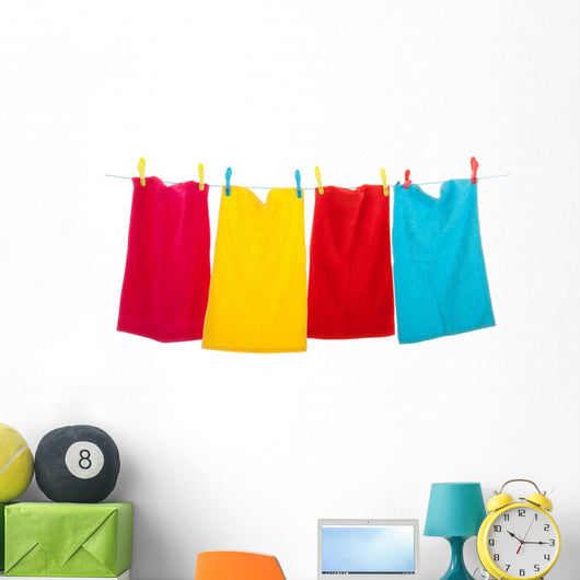 Clothes Line with Laundry