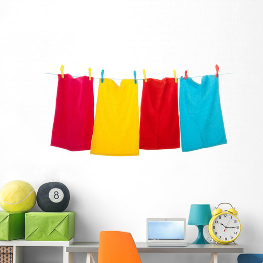 Clothes Line with Laundry