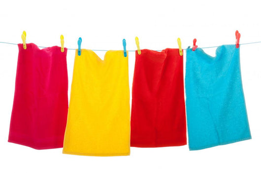 Clothes Line with Laundry