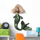 Pretty Green and Blue Wall Mural