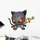 Cute Kitten Warrior Ninja Wall Decal