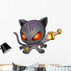 Cute Kitten Warrior Ninja Wall Decal