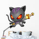 Cute Kitten Warrior Ninja Wall Decal