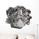 Powerful Car Engine White