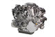 Powerful Car Engine White