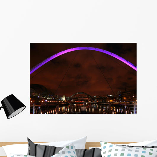 Gateshead Millennium Bridge Wall Mural