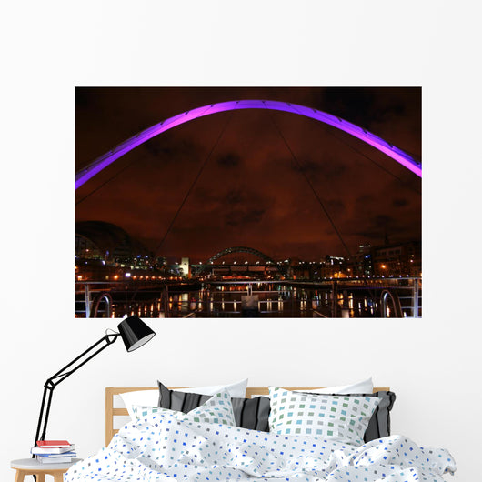Gateshead Millennium Bridge Wall Mural