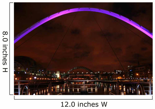 Gateshead Millennium Bridge Wall Mural