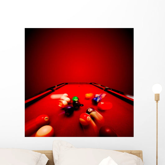 Billards Pool Game Breaking