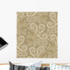 Paisley Pattern Shades Gray Wall Decal