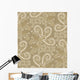 Paisley Pattern Shades Gray Wall Decal