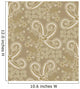 Paisley Pattern Shades Gray Wall Decal