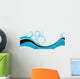 Swirl Wave Wall Decal