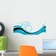 Swirl Wave Wall Decal