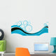 Swirl Wave Wall Decal