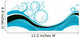 Swirl Wave Wall Decal