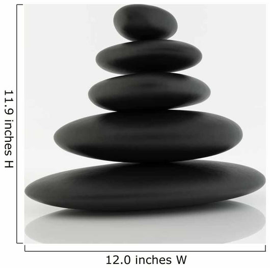 Japanese Zen Stones Wall Decal