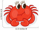 Crab Coloring Book Vector