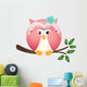 Owl With Both Wings in Wall Decal
