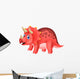 Cute dinosaur cartoon Wall Decal