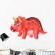 Cute dinosaur cartoon Wall Decal