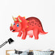 Cute dinosaur cartoon Wall Decal