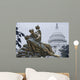 Memorial Statues to Vietnam Wall Decal