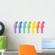 Rainbow Rocker Guitar Wall Decal