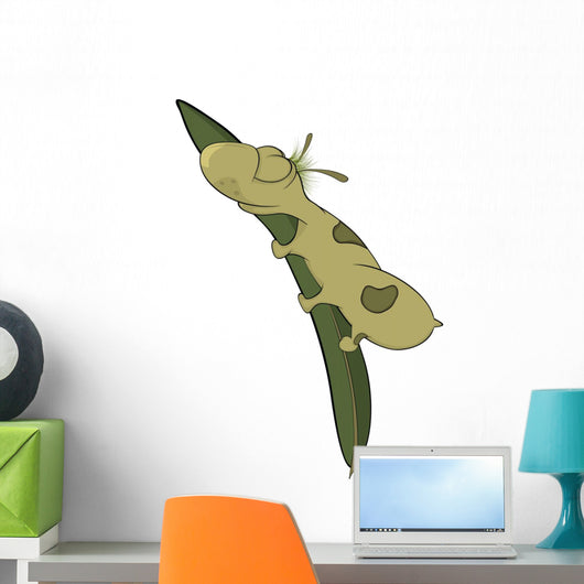 Sleeping Worm Wall Decal